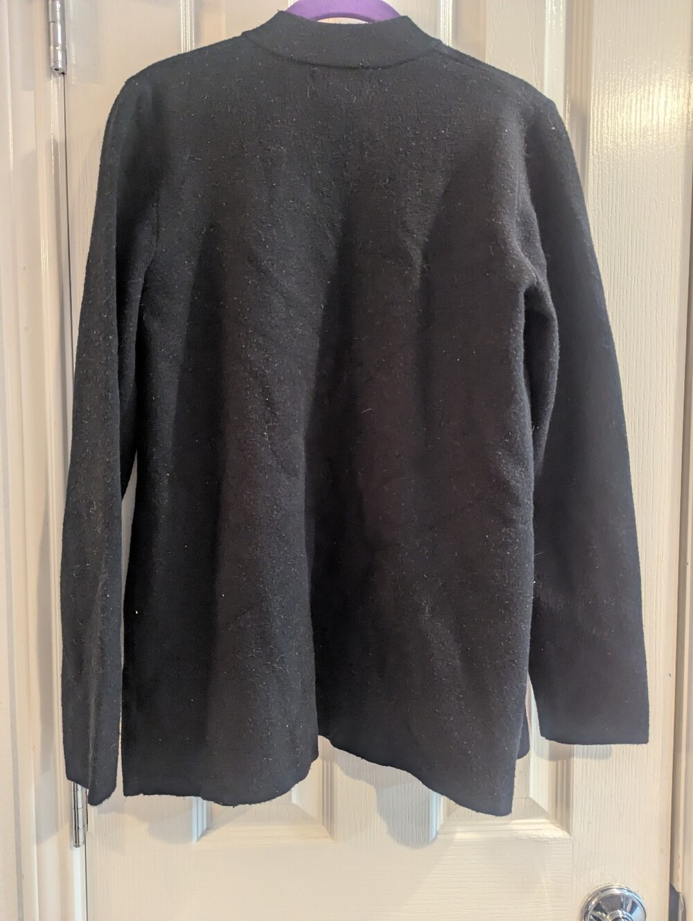 Halston Long Knit Cardigan Sweater - Picture 7 of 7